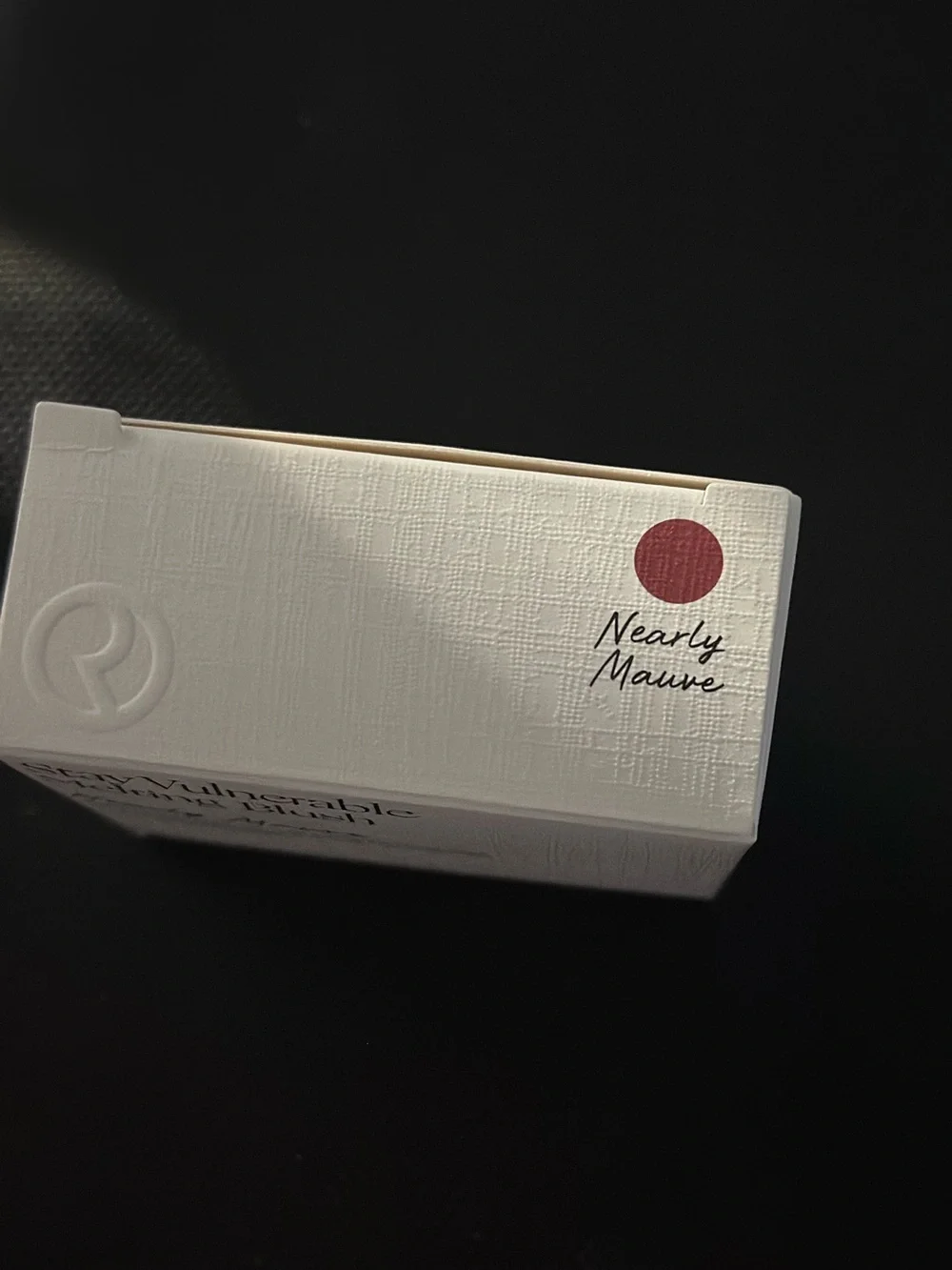 Rare Beauty Cream blush stay vulnerable shade- nearly mauve New